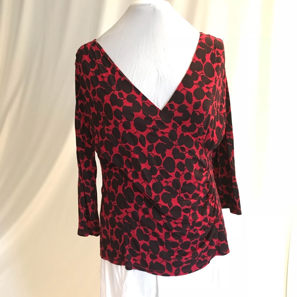Talbots faux wrap top